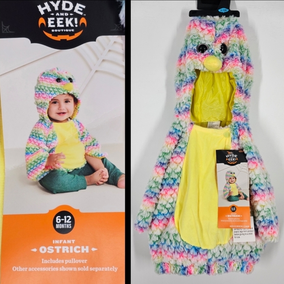 Hyde And Eek Other - Hyde And Eek Infant Ostrich Costume Sz 6-12 Mo